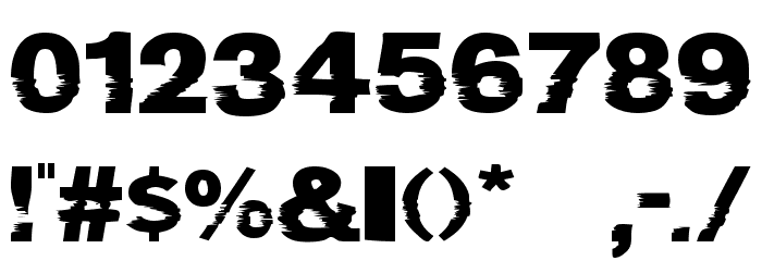 Groteski Bold フォント その他の文字