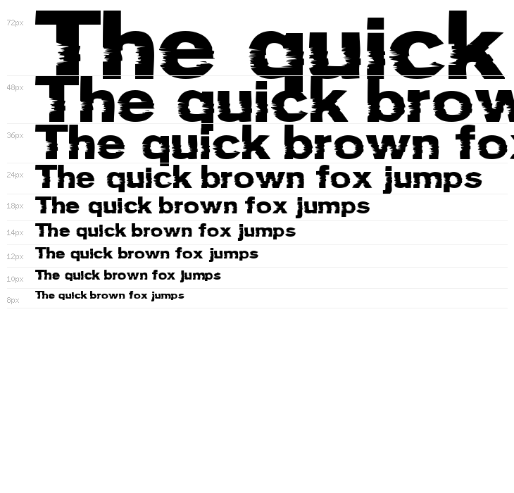 Groteski Bold Waterfall