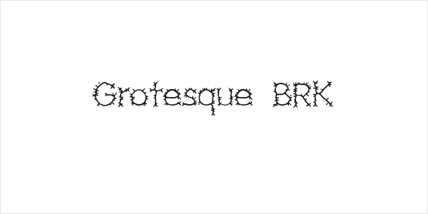Grotesque BRK Logo