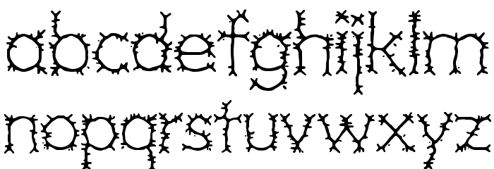 Grotesque BRK Font LOWERCASE