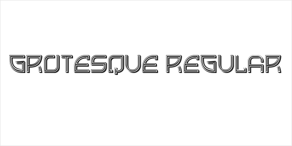Grotesque Regular Logo