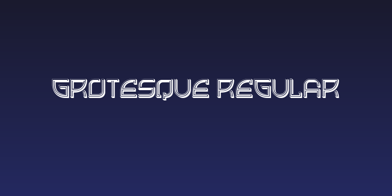Grotesque Regular Social Header