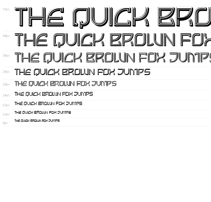 Grotesque Regular Waterfall