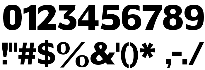 GrotesqueBoldTallX Font OTHER CHARS
