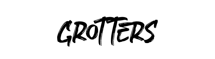 Grotters  font caratteri gratis