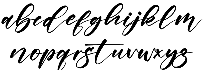 Grottery Font LOWERCASE
