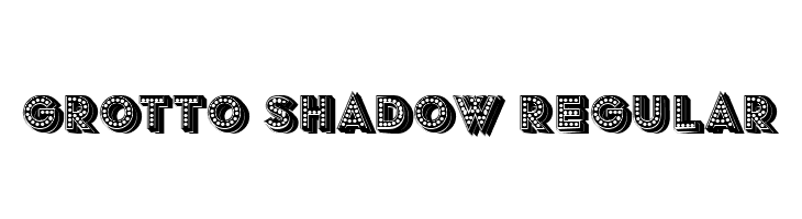 Grotto Shadow Regular  les polices de caractères gratuit tlcharger