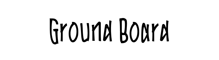 Ground Board  免费字体下载