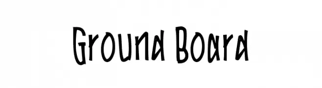 Ground Board  font caratteri gratis