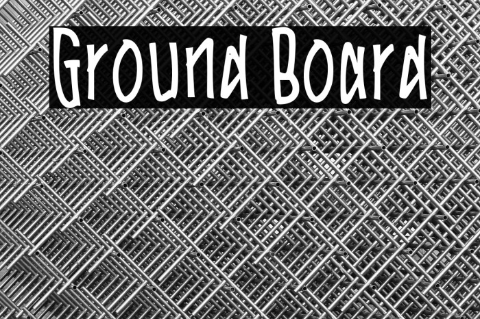 Ground Board Example 3