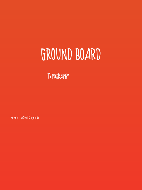 Ground Board Poster