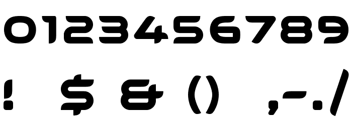 Ground Control Regular Font OTHER CHARS