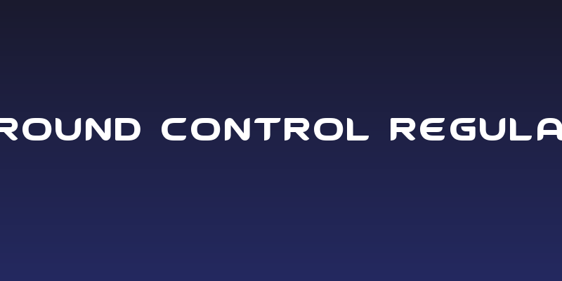 Ground Control Regular Social Header