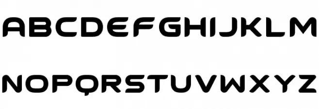 Ground Control Regular 字体 小写