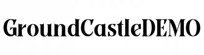 GroundCastleDEMO  Free Fonts Download
