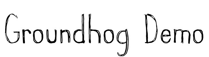 Groundhog Demo  免费字体下载