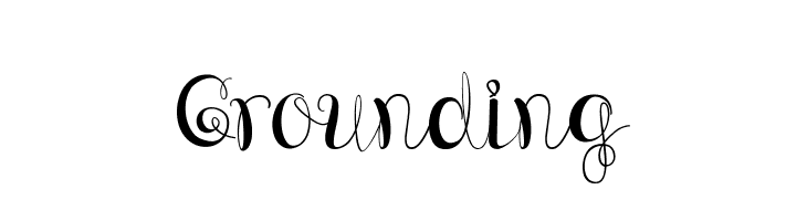 Grounding  Frei Schriftart Herunterladen