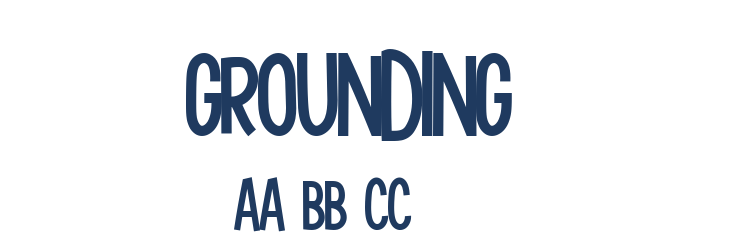 Grounding1 Font Preview