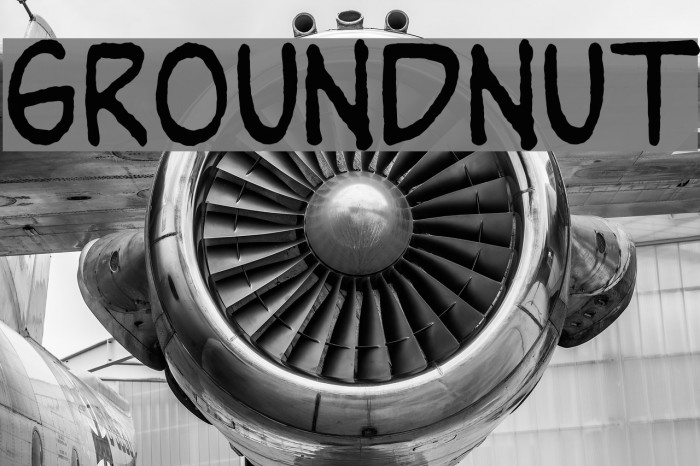 Groundnut Font examples