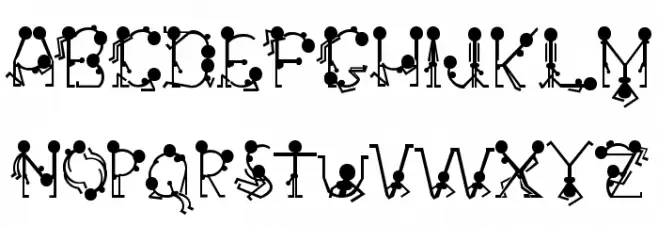 GroupSex フォント 大文字