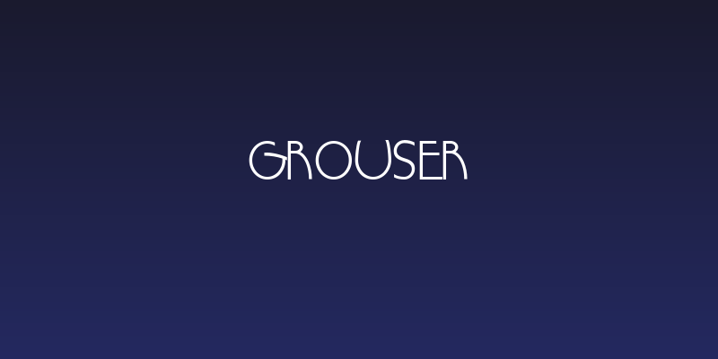 Grouser Social Header