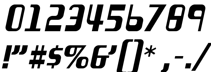 Grov AB Bold Italic Font OTHER CHARS