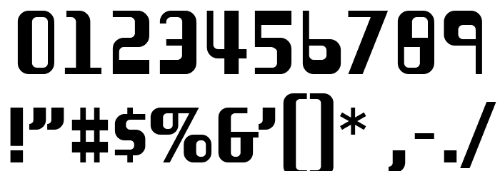Grov AB Bold Font OTHER CHARS