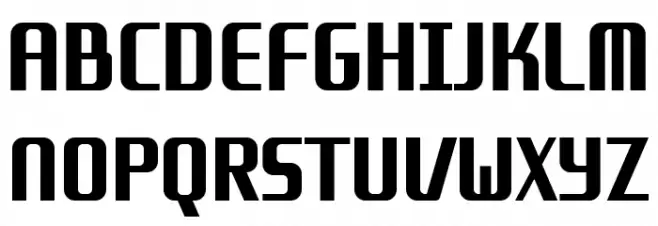 Grov AB Bold Font Litere mari