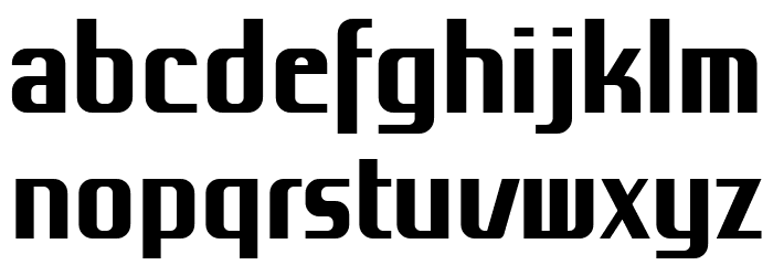 Grov AB Bold Font LOWERCASE