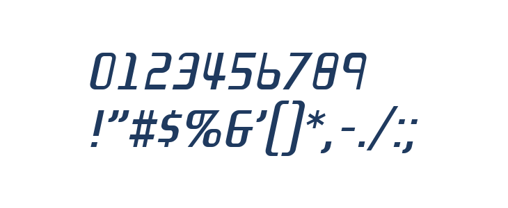 Grov AB Italic Other Characters