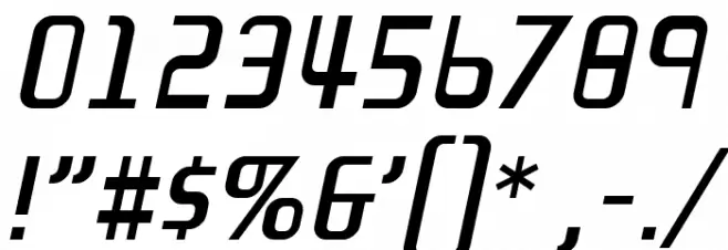 Grov AB Italic Font OTHER CHARS