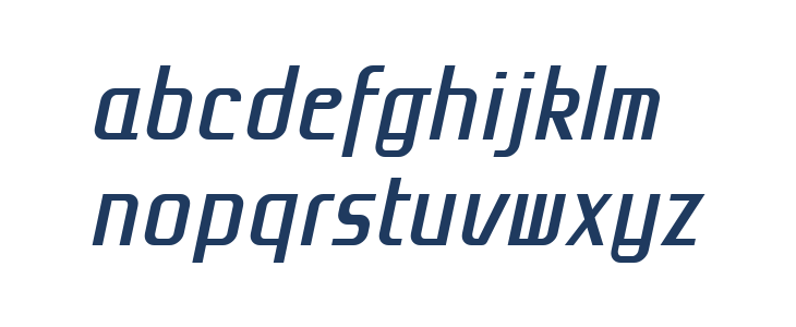 Grov AB Italic Lowercase
