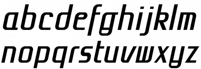 Grov AB Italic Font LOWERCASE
