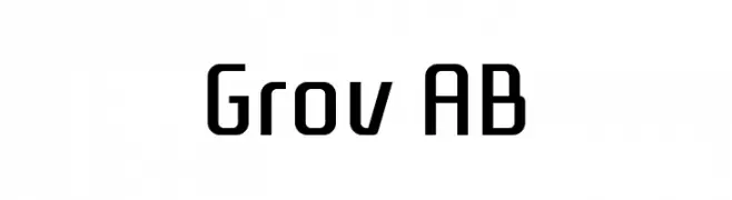 Grov AB  免费字体下载