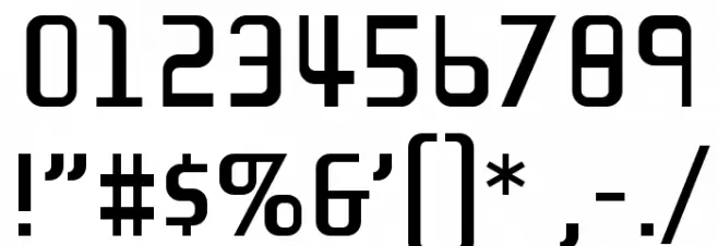 Grov AB Font OTHER CHARS