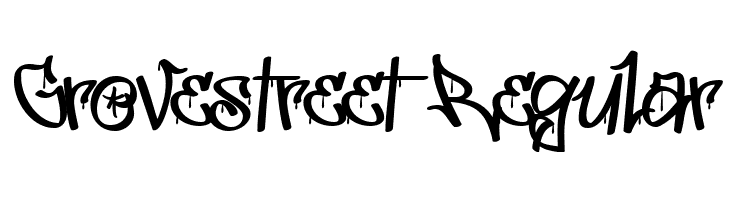 Grovestreet Regular  フリーフォントのダウンロード