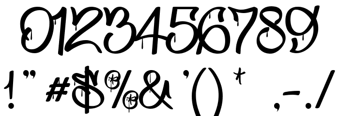 Grovestreet Regular フォント その他の文字