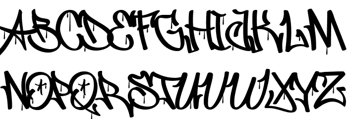 Grovestreet Regular フォント 大文字