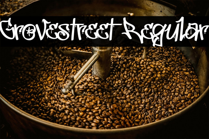Grovestreet Regular フォント examples