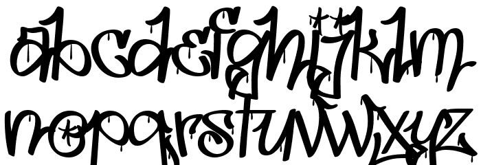 Grovestreet Regular フォント 小文字