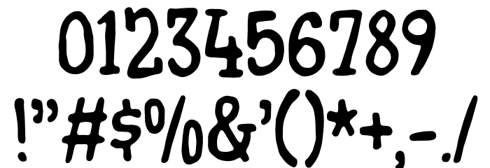 Grovflab DEMO Regular Font OTHER CHARS