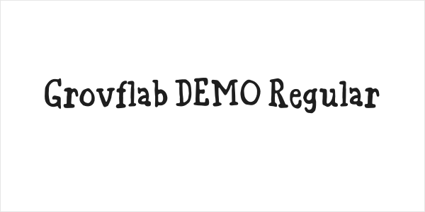 Grovflab DEMO Regular Logo