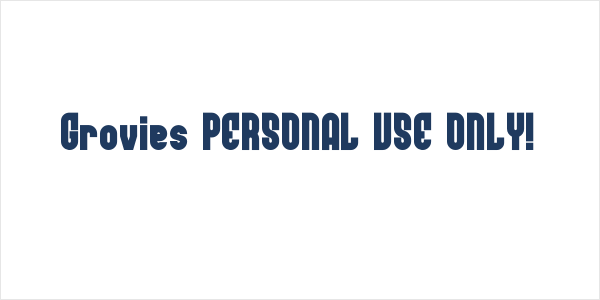 Grovies PERSONAL USE ONLY! Logo