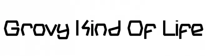 Grovy Kind Of Life  フリーフォントのダウンロード