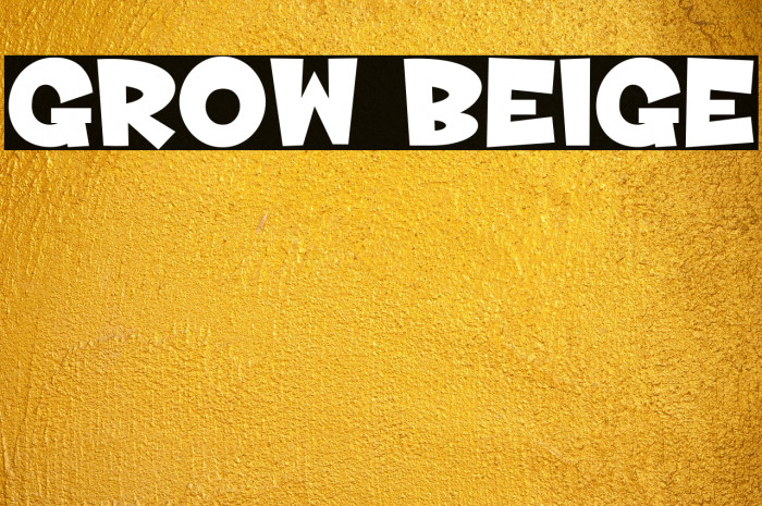 Grow Beige Example 1