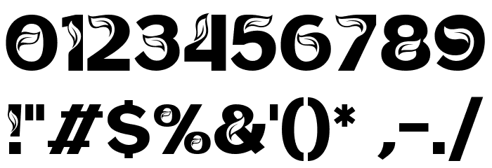 Grow West Regular Font OTHER CHARS