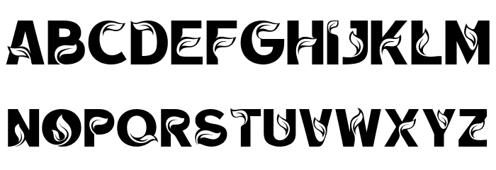 Grow West Regular Font LOWERCASE