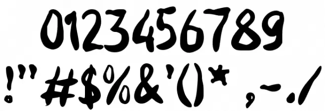 Grow Font OTHER CHARS