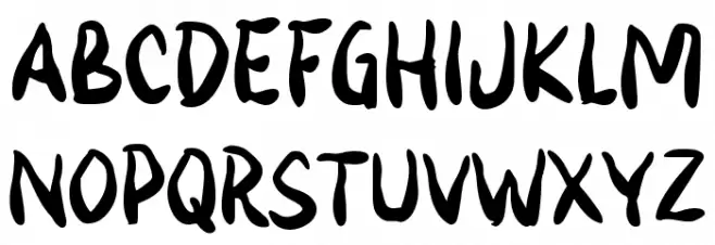 Grow Schriftart Groß