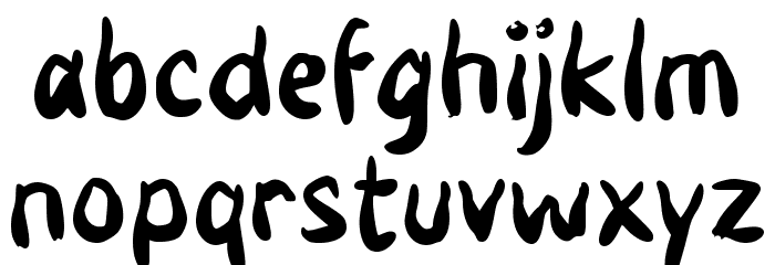 Grow Font LOWERCASE